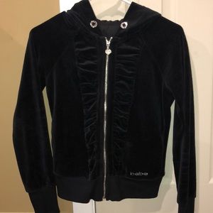 Black Bebe zip up hoodie